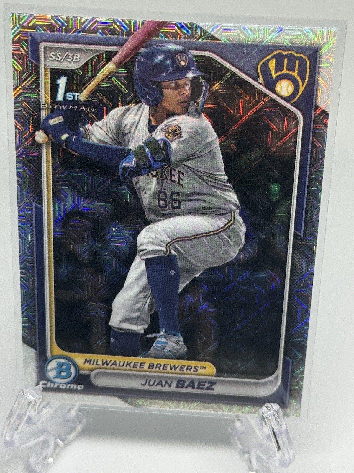 2024 Bowman Chrome - Prospects #BCP-160 Juan Baez (RC)