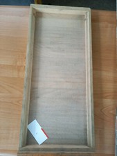 stara drewniana szuflada do drukarki z uchwytem jako dekoracja w stylu vintage shabby nr 7