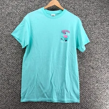 Daytona Beach FL Be Fabulous Delta Apparel T-Shirt Teal Womens Sz M Adult NWT