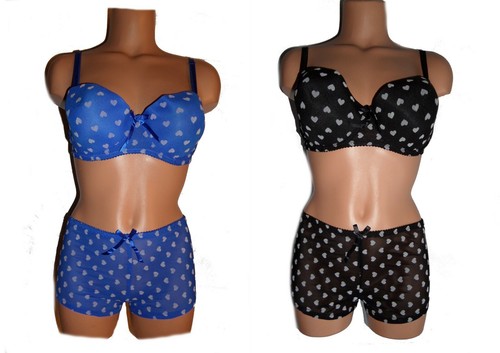 Damen Dessouspaket 2 Stück BH-Set Cup A,B,C,D,E Dessous-Set Wäsche - 第 21/50 張圖片
