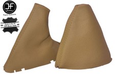 passen Volvo S60 2000-2009 Schaltsack + Handbremsmanch beige Leder