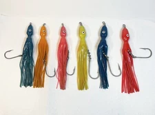 O. Mustad & Son Oslo Norway Vintage Fishing Hooks Squid Lures Lot Heavy Duty