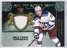 2011-12 PANINI CROWN ROYALE ALL THE KINGS MEN DEREK STEPAN JERSEY 1 COLOR NEW