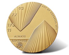 US MINT FALLEN HEROES 3 IN. BRONZE NEW YORK 911 MEDAL