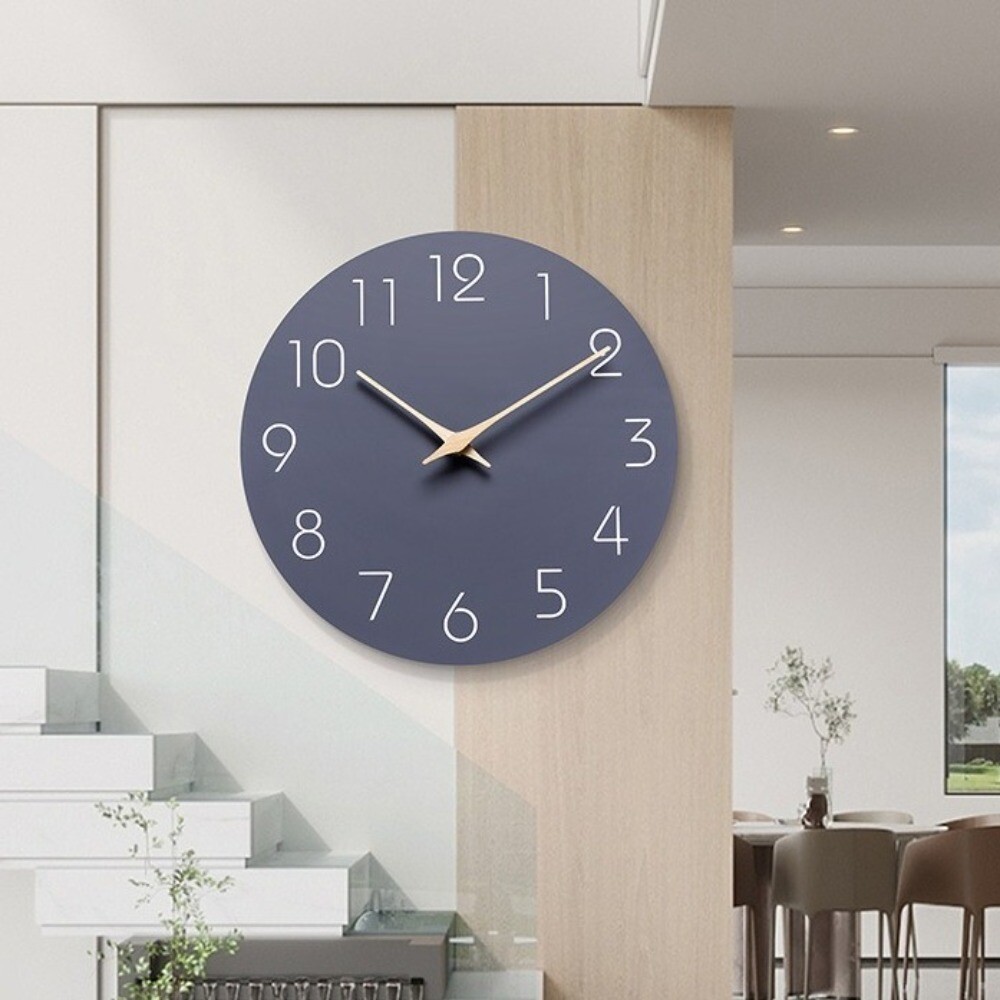 10 Inch Wall Clock Non Ticking Digital Clock Modern Silent Clock  Bedroom