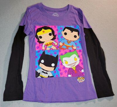 Mighty Pop Heroes Kids Long Sleeve Tee Shirt T-Shirt, Girls