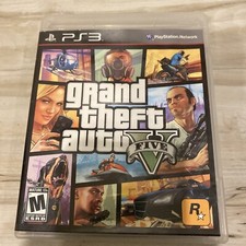 Grand Theft Auto V (PlayStation 3, 2013) NO Map With Manual VG+