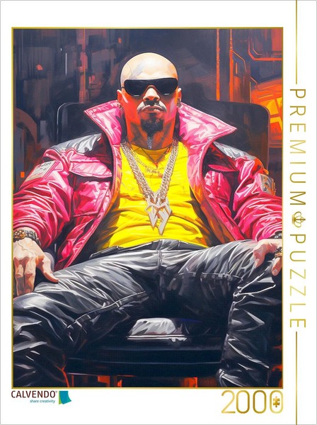 Calvendo Puzzle Steampunk Aviator | 2000 Pieces, Finished Size 35.4 × 26.4 In (9-image
