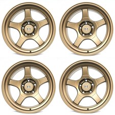 17 Mflow Truck Wheels Mf05 Bronze 17x9 -12 6x135 Cb87.1 Fit Ford F-150 Set Of 4