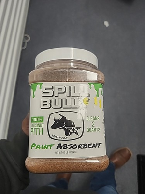 #ad #ad Spill Bully All Natural 100% Coconut Pith Paint Absorbent Cleans 2 Quarts G3R $15.00
