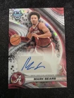 2024-25 Bowman University Best Silver Mark Sears Auto Alabama Crimson Tide