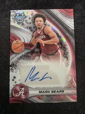 2024-25 Bowman University Best Silver Mark Sears Auto Alabama Crimson Tide