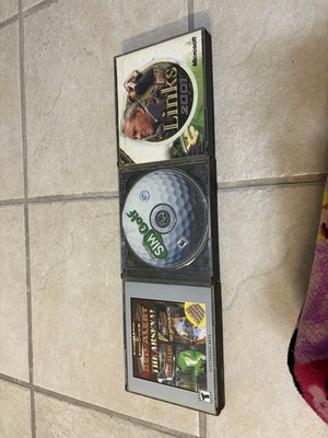Microsoft, EA, Westwood PC Game Lot: Links 2001, Red Alert, SimGolf, Manual