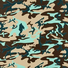 ANDY WARHOL Pop Art Poster or Canvas Print "Camouflage" V4
