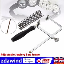 Adjustable Jeweller Piercing Saw Frame Jewellery Making Tool / Saw Blade NEW