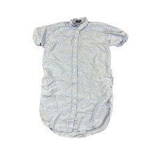 J.Crew Relaxed-fit Short-sleeve Blue Women's size small shirtdress excellent 