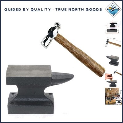Compact Iron Single Horn Anvil - Perfect Tool for Jewelry Making and Metalwork