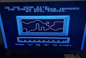 Nintendo NES Mach Rider game cartridge - tested works