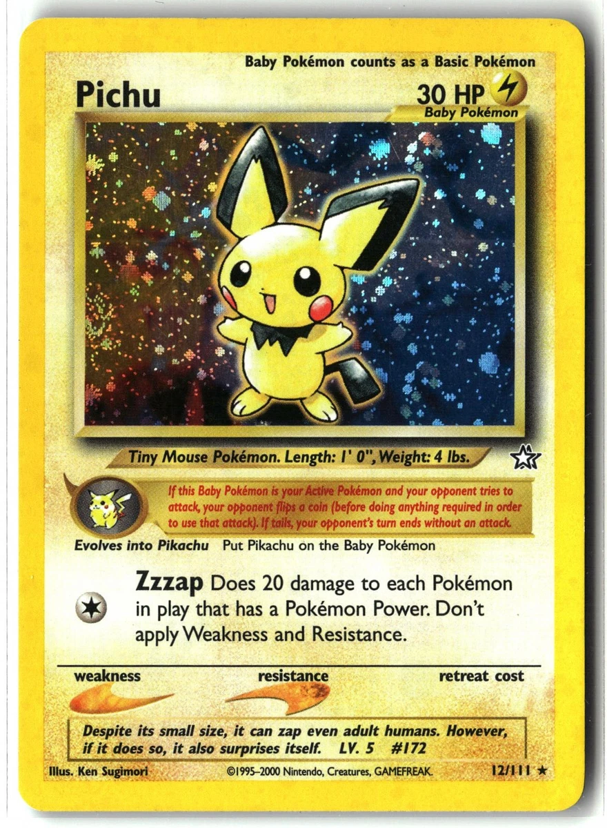 Pichu 英語版 12/111 Pichu 12/111 Neo Genesis for sale | eBay