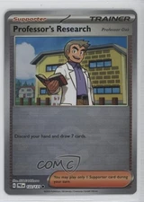 Professor's Research - Professor Oak Poke Ball Foil #122