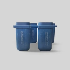 4 Blue Drucker Sample Carriers Secure Transport for Lab Samples