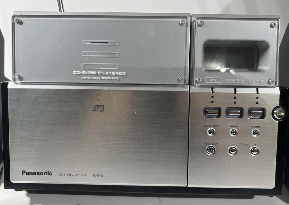 Panasonic SC-EN5 Bookshelf Music System w/ CD Player, & Speakers - READ - Image 2 of 4