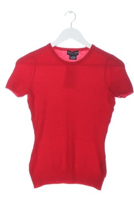 SUTTON STUDIO Kurzarmpullover Damen Pullover Gr. DE 34 rot Casual-Look