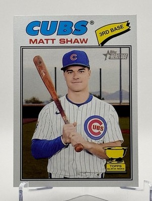 2026 Topps Heritage - Matt Shaw #299 All-Star Rookie Cup - Cubs