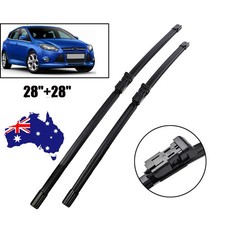 2X Front Wiper Blades For Ford Focus LW Sedan 2.0 TDCi Hatchback 2012-2018 MK3 &