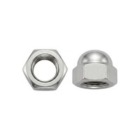 Hutmutter DIN 917 M 10 X 1 Stahl Blank 100 Stk