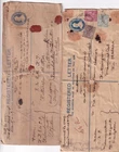 India used in Burma - 2 x KGV Reg. PSEs