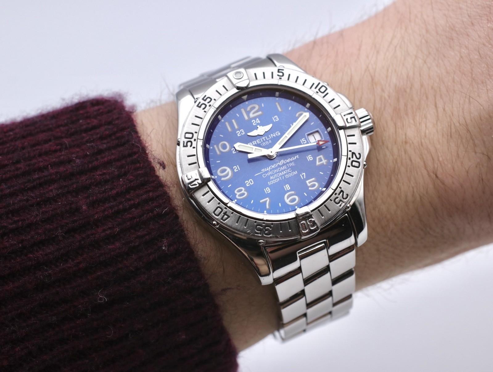 2000s Breitling SuperOcean Automatic Chronometre … - image 7