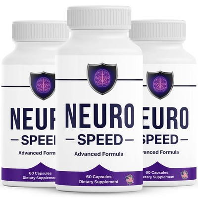 (3 Pack) Neuro Speed, Advanced Brain & Memory Support for Focus & Quick Thinking