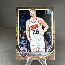 Topps 2025 Bowman Chrome Alperen Sengun Reptile Rockets BCV-133 Basketball