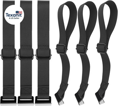 Car Rooftop Cargo Tie down Hook Straps,Adjustable Roof Cargo Carrier Straps for