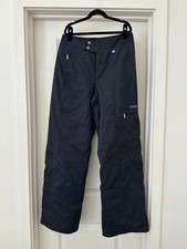 Women's NILS Black Lined Waterproof Snow Pants Size 8