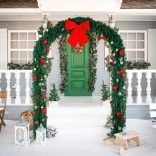 Christmas Arch 240*40*265cm, Ornaments Holiday Arch for Outdoor Decoration NEW