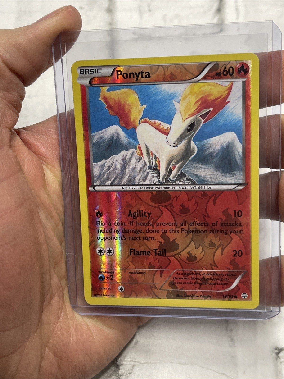 Ponyta Generations 14/83 Reverse Holo Common Pokemon Card NM Near Mint Pokémon