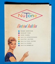 NuTone Electrical Built-in Catalog and Price Sheet : Appliances Fans Sales