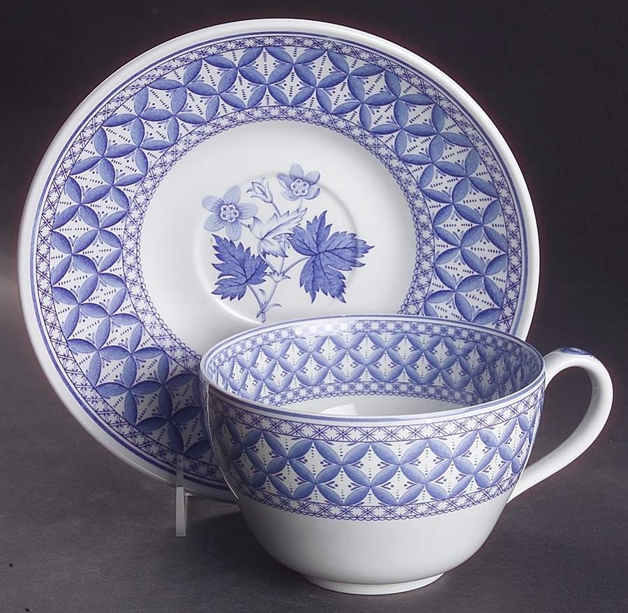 Spode Blue Room Collection Jumbo Cup and Saucer 5652914 Fine China