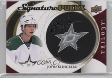 2015 Upper Deck Trilogy Signature Pucks Primary Logos John Klingberg Auto 0gm4