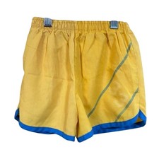 Vintage Yellow and Blue Athletic Shorts