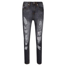 Kids Stretchy Jeans Boys Jeggings Ripped Skinny Pants Trousers Age 5-12 Year