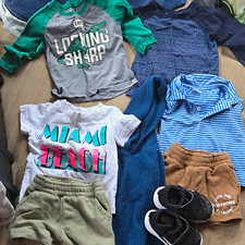 Carter's/Nike/Jumping Beans/Garanimals Baby Boy Clothing Lot 9-12M Cotton Blend