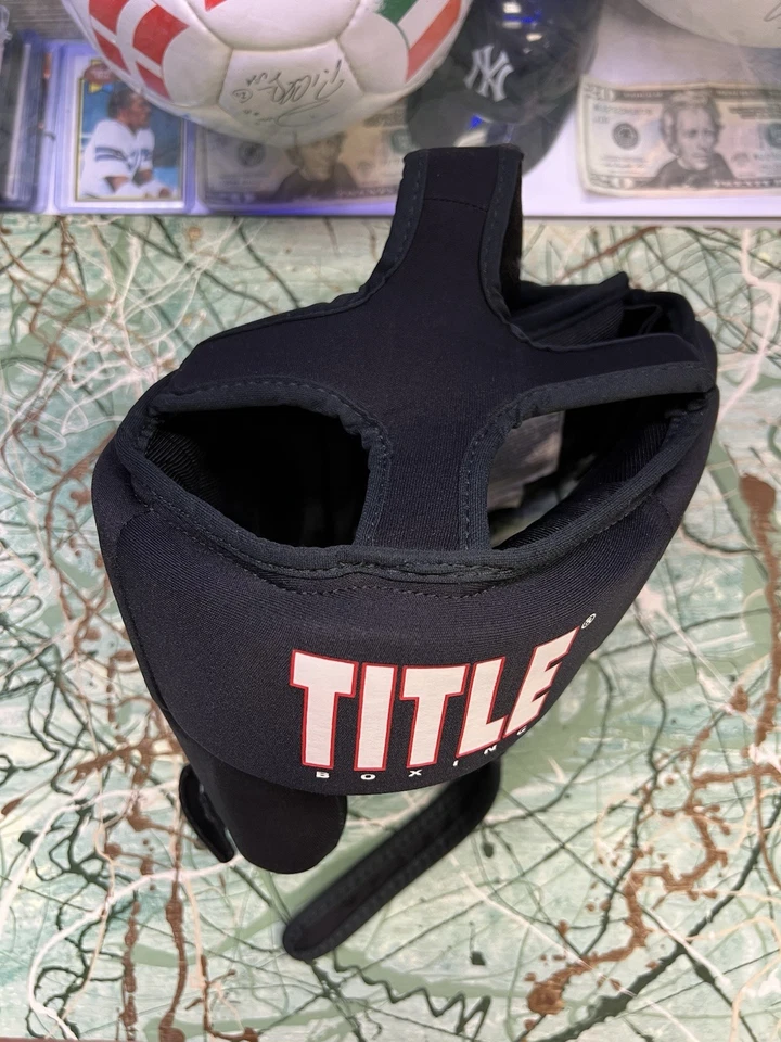 Title 🥊 Gel Ultra-Lite Washable Headgear, Black, youth size - Image 3 of 4