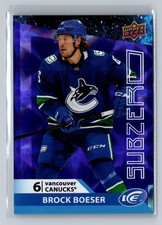 2021-22 Upper Deck Ice #SZ-4 Brock Boeser Sub Zero