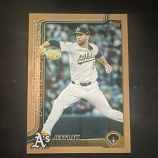 Topps 2025 Update Series Gold Jeffrey Springs Athletics #US283 /2025