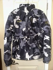 MOERDENG Men's Small Waterproof Ski Jacket Warm Winter Snow Coat Mountain Hooded