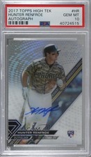 2017 Topps High Tek Auto Hunter Renfroe #HT-HR PSA 10 GEM MT Auto 8d2