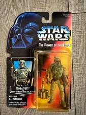 Star Wars POTF Boba Fett Action Figure 1995 Red Card Kenner